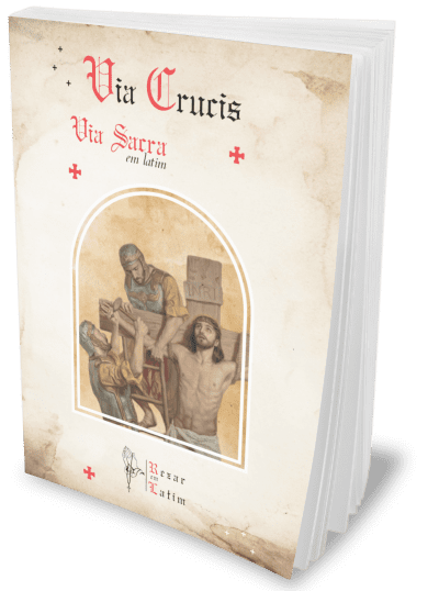 Capa 3D do Ebook Via Crucis Via Sacra em Latim