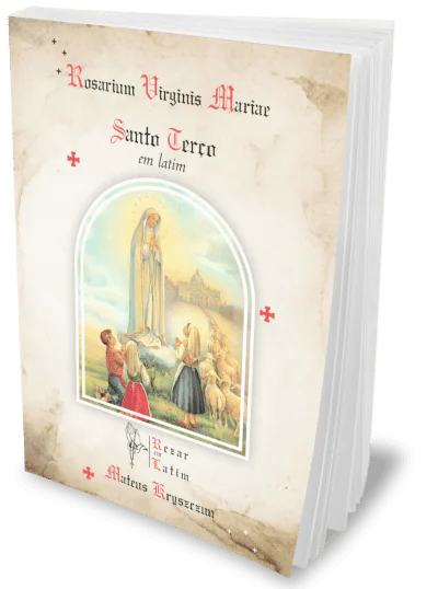Capa 3D do Ebook Rosarium Virginis Maria Santo Terço em Latim