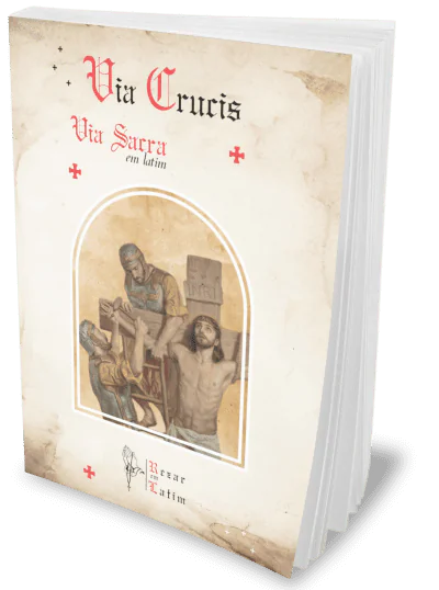 Capa 3D do Ebook Via Crucis Via Sacra em Latim